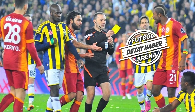Galatasaray - Fenerbahçe derbisi kart raporu