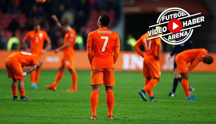 Hollanda kazandı ama Dünya Kupası'na gidemedi (İZLE)