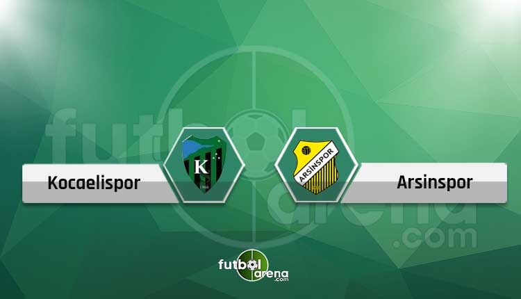 Kocaelispor - Arsinspor canlı skor, maç sonucu, şifresiz naklen izle