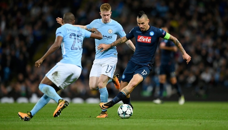 Manchester City 2-1 Napoli maçı özeti ve golleri