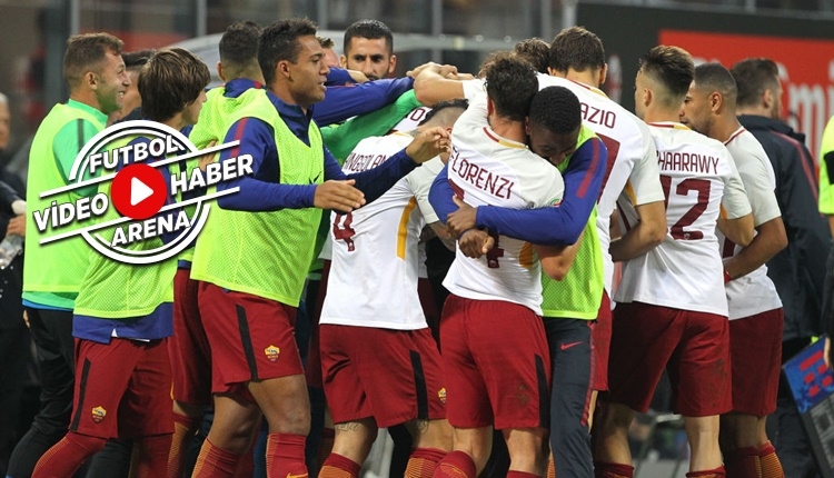 Milan'da Hakan Çalhanoğlu kırmızı gördü Roma kazandı!