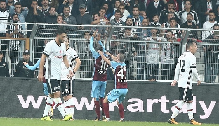 Trabzonspor'da Olcay Şahan Beşiktaş'a attığı gol sonrası sevinmedi