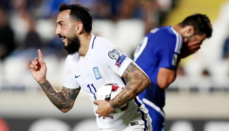 Yunanistan'dan 2018 Dünya Kupası yolunda play-off adımı