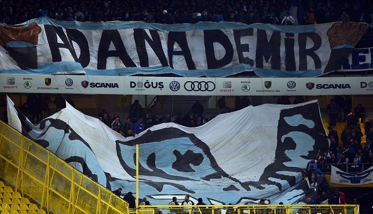 Adana Demirspor taraftarları Fenerbahçe maçına damga vurdu