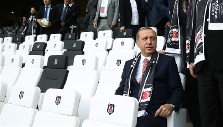 Beşiktaş'a Recep Tayyip Erdoğan'dan destek
