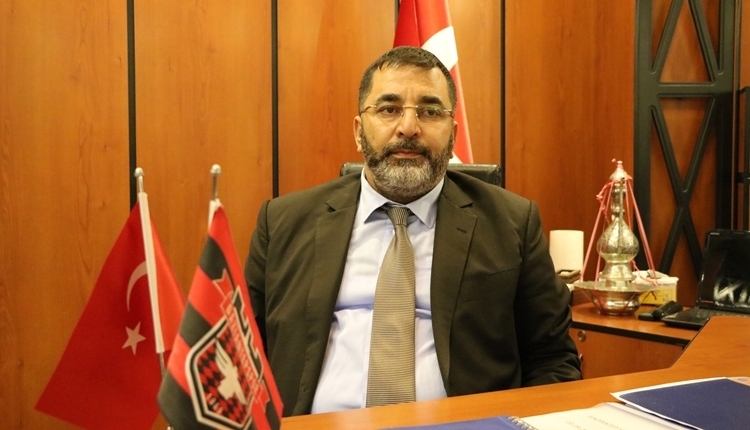 Gaziantepspor Başkanı Huzeyfe Durmaz'dan taraftara gönderme