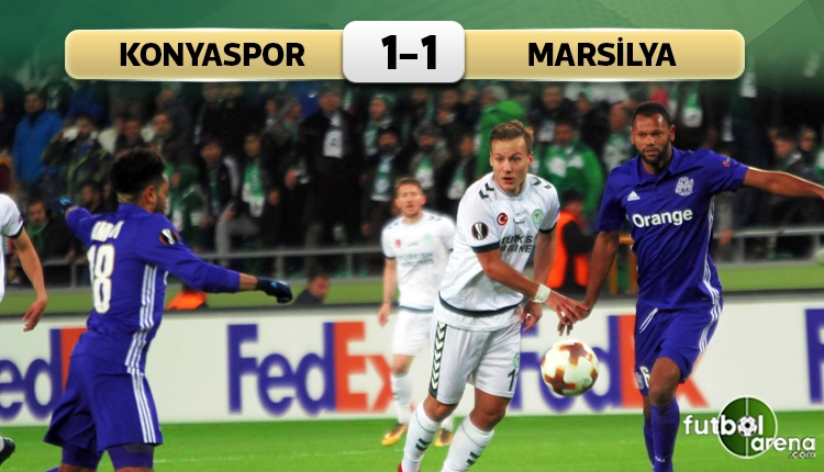 Atiker Konyaspor 1-1 Marsilya maç özeti ve golleri (İZLE)