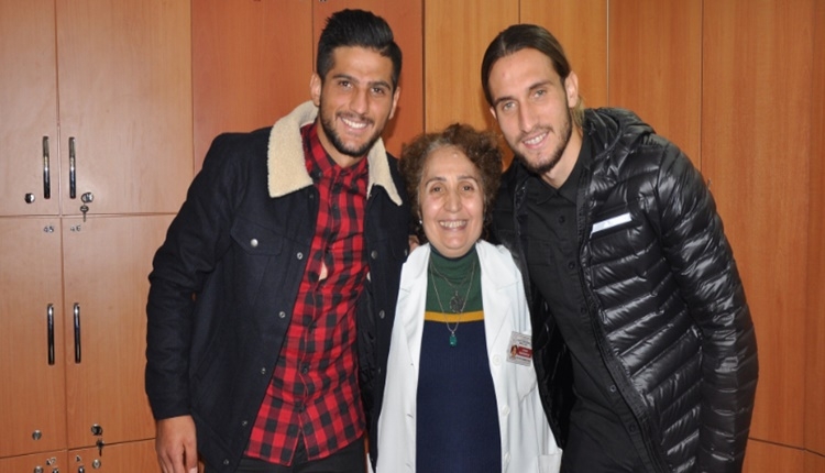 Trabzonspor'un genç yıldızları Yusuf Yazıcı ve Abdürrahim Dursun'dan önemli ziyaret