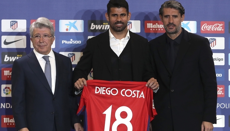 Diego Costa ve Vitolo, Atletico Madrid'e resmen imza attı