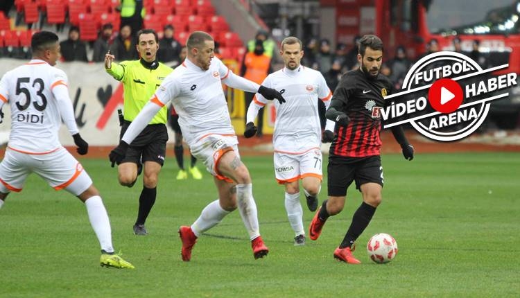 Eskişehirspor 1-2 Adanaspor maçı özeti ve golleri (İZLE)