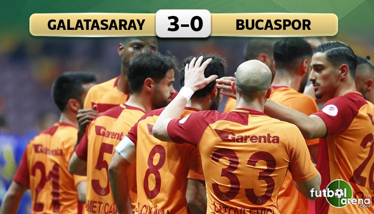 Galatasaray, Bucaspor'u rahat geçti! Fatih Terim ile 2. zafer