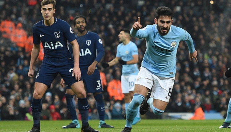 İlkay Gündoğan, Manchester City - Tottenham maçında gol hasretine son verdi (İZLE)