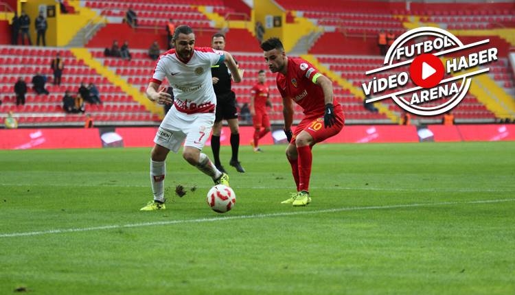 Kayserispor 3-1 Antalyaspor maçı özeti ve golleri (İZLE)