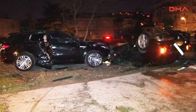 Trabzonsporlu Burak Yılmaz trafik kazası geçirdi!