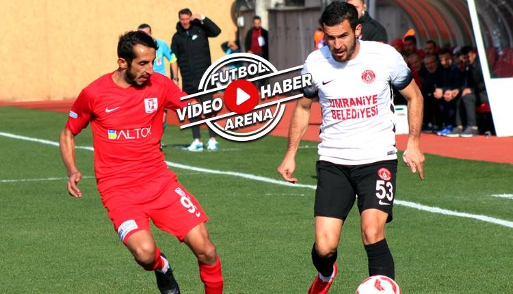 Ümraniyespor 2-2 Balıkesirspor maçı özeti ve golleri (İZLE)