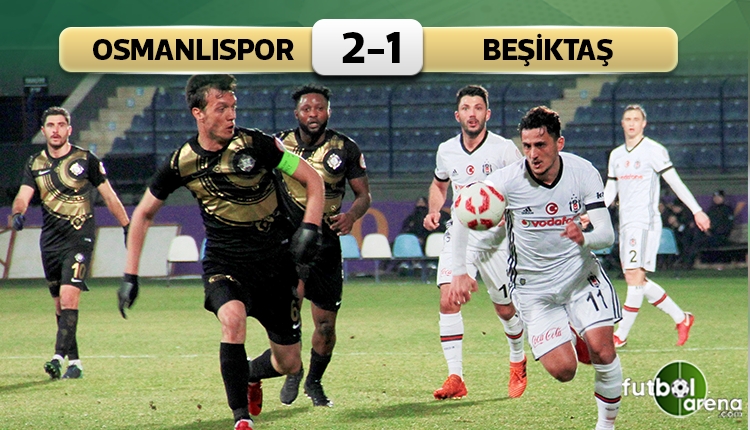 Osmanlıspor 2-1 Beşiktaş maçı özeti ve golleri (İZLE)