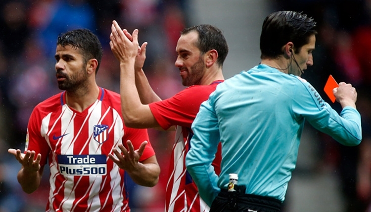 Diego Costa'dan La Liga'ya olaylı dönüş! Gol sevincinde kırmızı kart gördü
