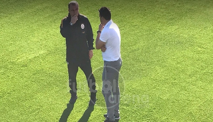 Galatasaray antrenmanında Cosmin Contra'dan sürpriz ziyaret