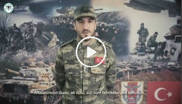 Konyasporlu futbolculardan Afrin'deki askerlerimiz için klip