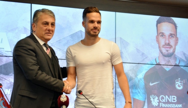 Trabzonspor'un yeni transferi Filip Novak: 'Takım oyuncusuyum'