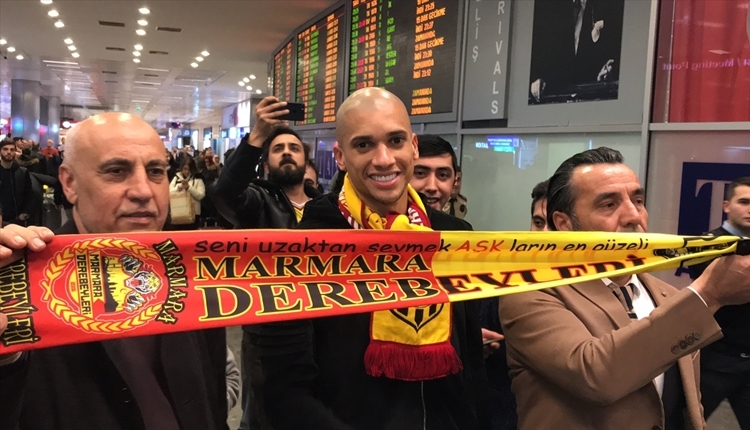 Yeni Malatyaspor'un yeni transferi Doria, İstanbul'a geldi