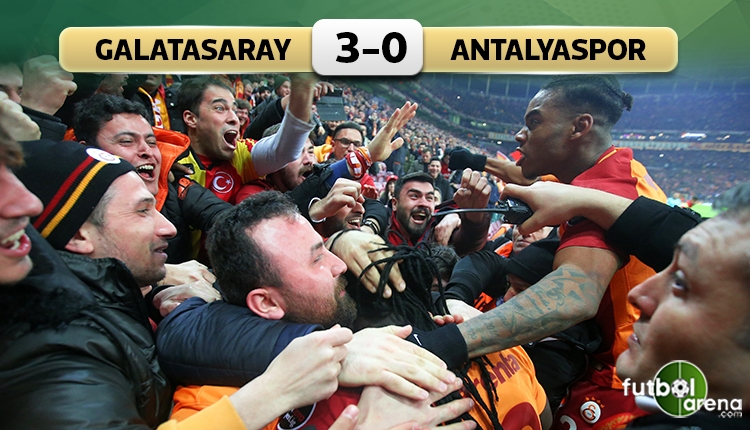 Galatasaray 3 - 0 Antalyaspor maçın özeti ve golleri (İZLE)