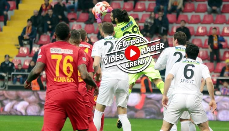 Kayserispor 2-2 Akhisarspor maçı özeti ve golleri (İZLE)
