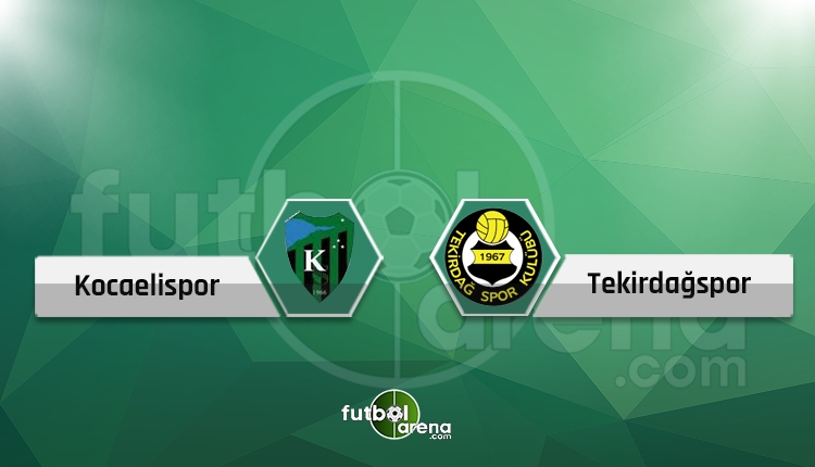 Kocaelispor - Tekirdağspor maçı canlı ve şifresiz İZLE