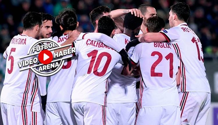 Ludogorets 0-3 Milan maçı özeti ve golleri (İZLE)