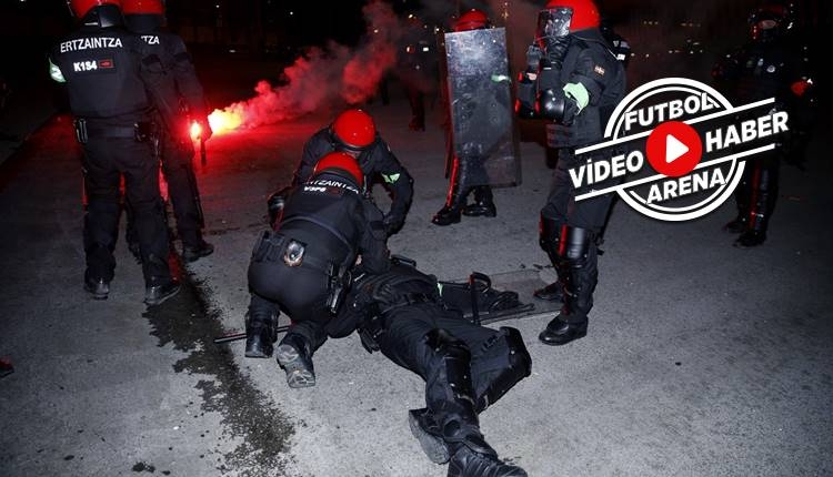 Rus taraftarlar İspanya'da olay çıkardı, 1 polis öldü! (İZLE)