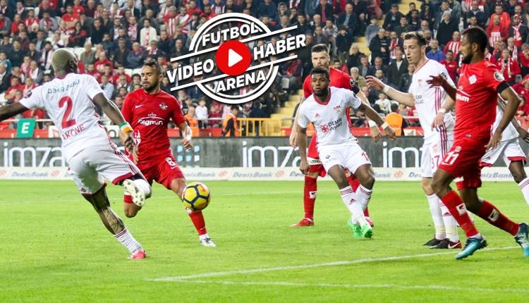 Antalyaspor 1-4 Sivasspor maçı özeti ve golleri (İZLE)