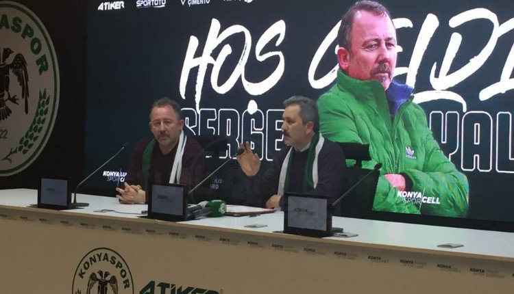 Atiker Konyaspor'dan Sergen Yalçın için imza töreni