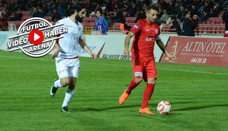 Balıkesirspor 0-2 Boluspor maçı özeti ve golleri (İZLE)