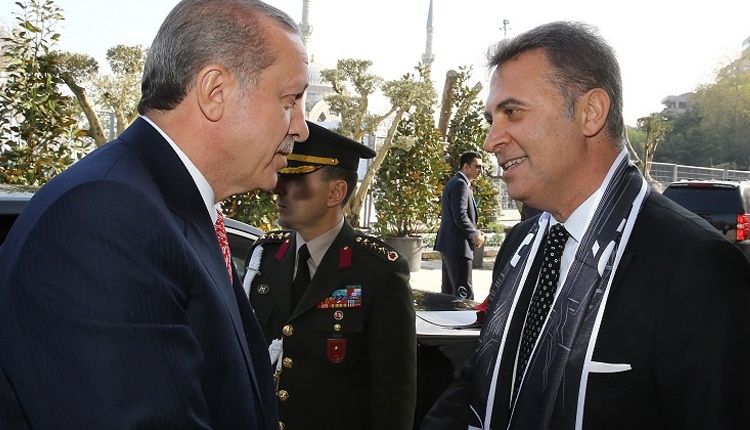 Beşiktaş'tan Cumhurbaşkanı Erdoğan'a teşekkür