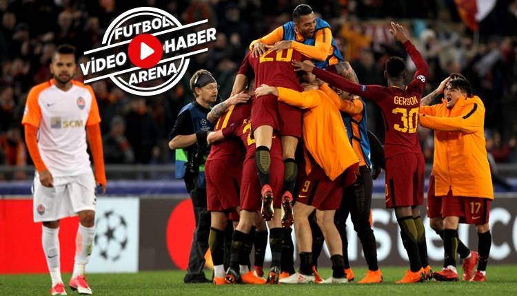 Roma 1-0 Shakhtar Donetsk maçı özeti ve golü (İZLE)
