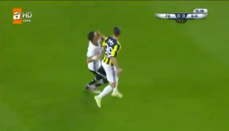 Fenerbahçe-Beşiktaş derbisinde Soldado-Pepe gerginliği