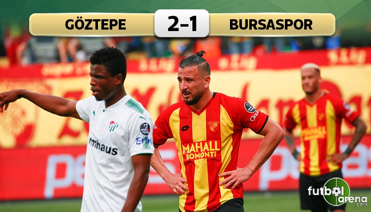 Göztepe 2-1 Bursaspor maç özeti ve golleri (İZLE)