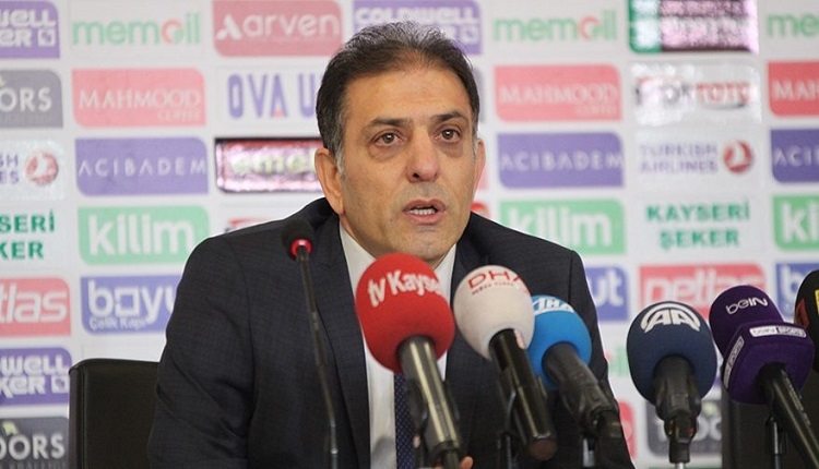 Kayserispor cephesinden maç sonu Başakşehir'e şampiyonluk göndermesi