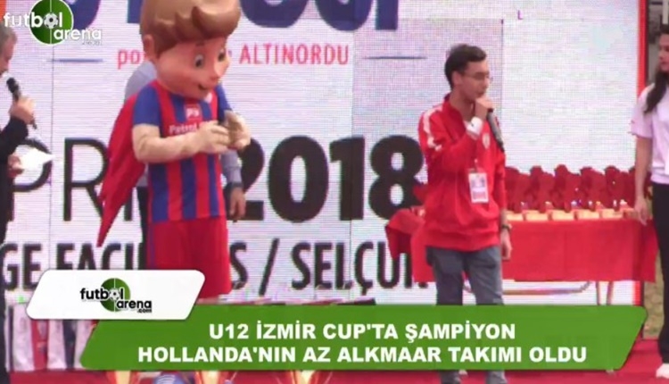 U12 İzmir Cup'ta şampiyon AZ Alkmaar oldu