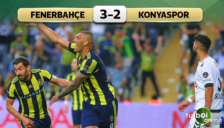 Fenerbahçe 3-2 Konyaspor maç özeti ve golleri (İZLE)