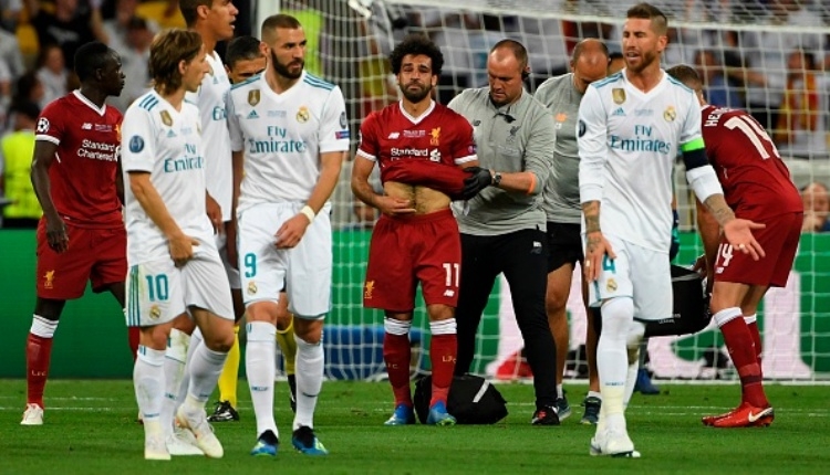 Muhammed Salah, Real Madrid finalinde sakatlandı (Salah'ın sakatlandığı pozisyonu İZLE)