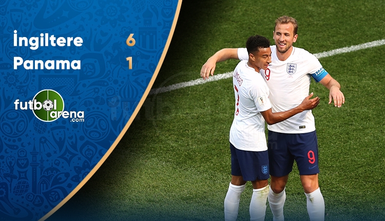 İngiltere 6 - 1 Panama maçının özeti ve golleri (İZLE)
