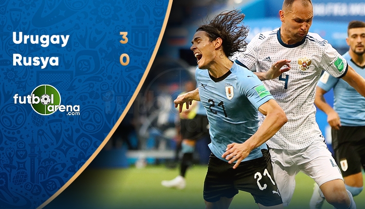 Rusya 0-3 Uruguay maçı özeti ve golleri (İZLE)