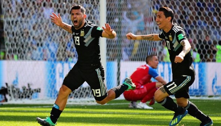 Sergio Aguero'dan Dünya Kupası'nda ilk gol! (İZLE)