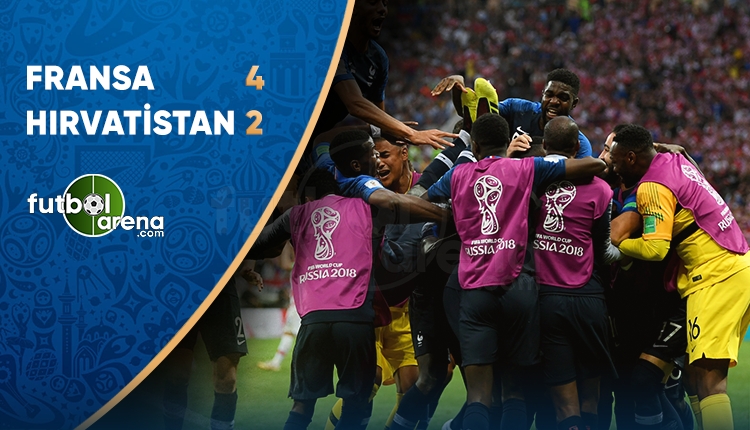 Dünya Kupası şampiyonu Fransa! Fransa 4-2 Hırvatistan maç özeti ve golleri (İZLE)