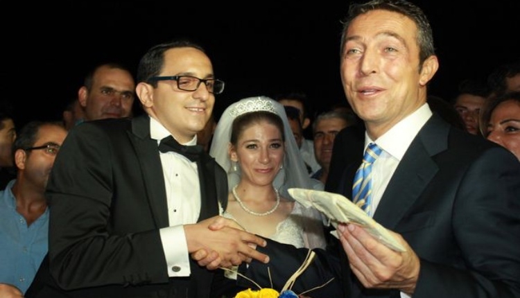 Fenerbahçe Başkanı Ali Koç nikah şahidi oldu