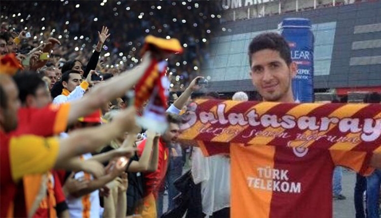 Galatasaray taraftarından Ankaragücü maçında Emre Akbaba tezahüratı