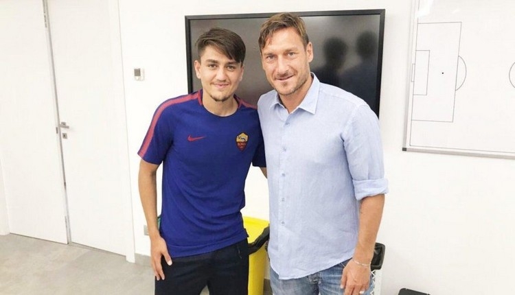 Totti ve De Rossi arasında Cengiz Ünder diyaloğu