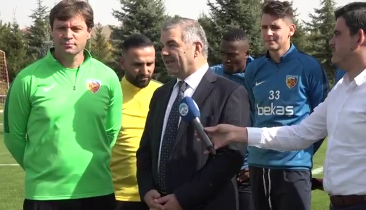 Başkan Mustafa Çelik'ten Kayserispor'a ziyaret