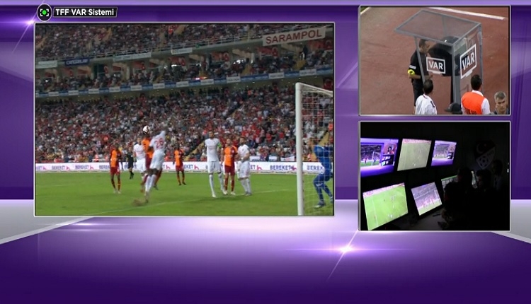 Cüneyt Çakır Galatasaray'ın penaltı kararını iptal etti